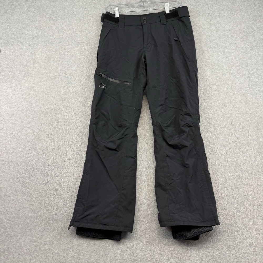 LL Bean Women Unisex XS P Gray Wildcat Waterproof Insulated Ski Snowboard Pants